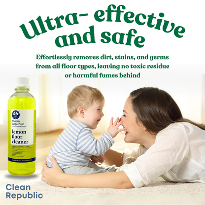 Lemon Floor Cleaner | Natural & Eco-Friendly | Combo 500ml + 500ml