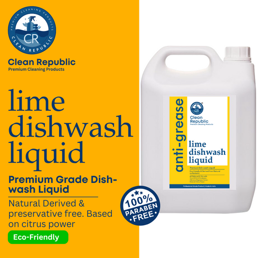 Lime Dishwash Liquid | Natural & Eco-friendly | 5 L
