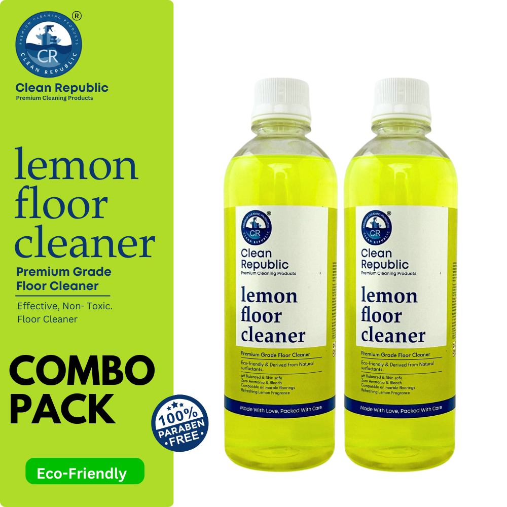 Lemon Floor Cleaner | Natural & Eco-Friendly | Combo 500ml + 500ml